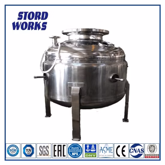 Trade Assurance ASME-Standard-Edelstahl-Druckbehälter-Lagertank